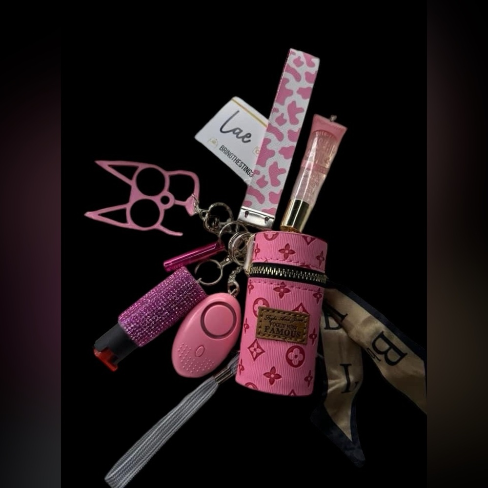 Pink keychain